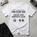 Newton's Gains T-Shirt - White