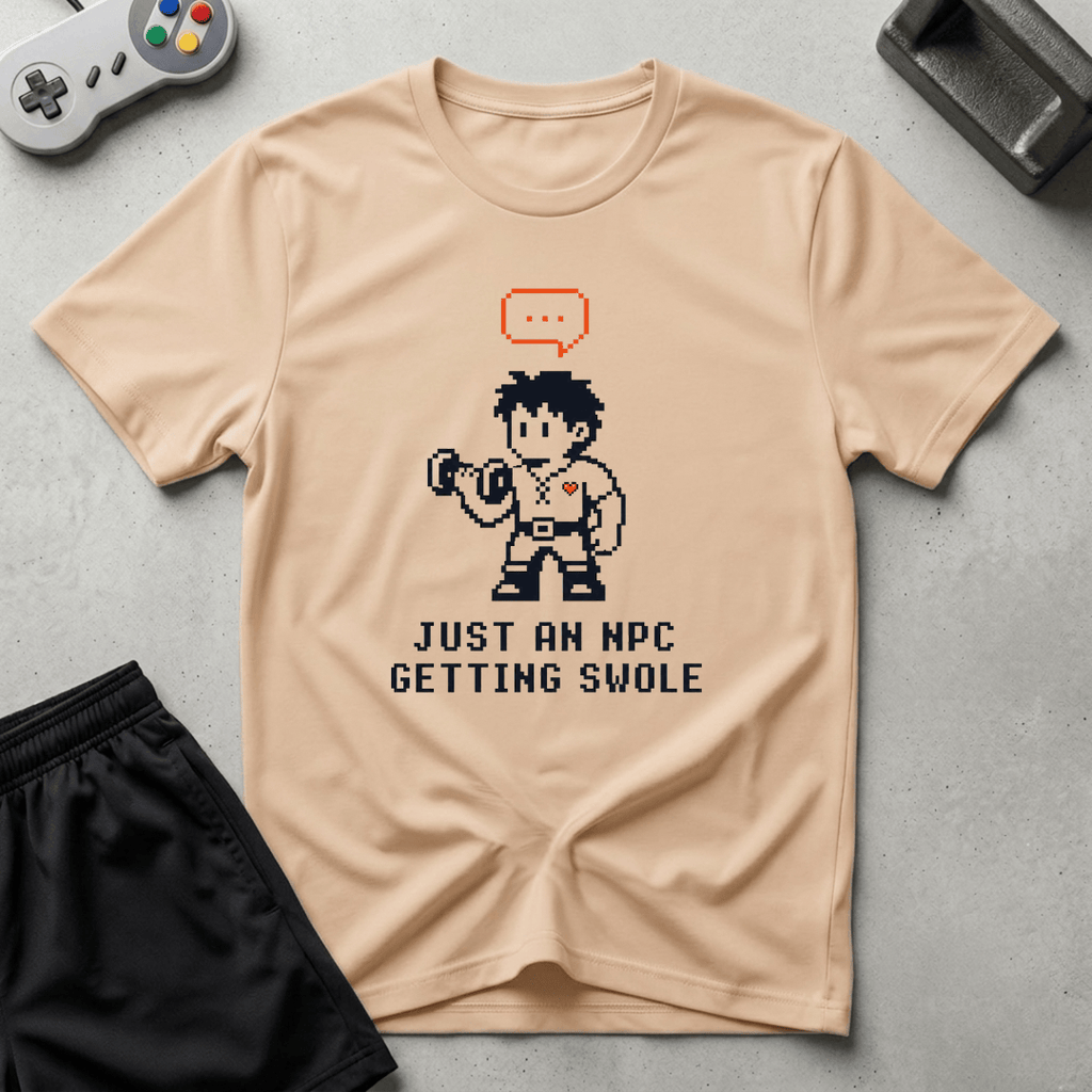 NPC Getting Swole T-Shirt - Natural
