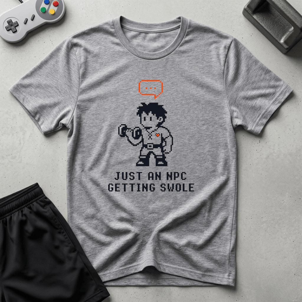NPC Getting Swole T-Shirt - Sport Grey