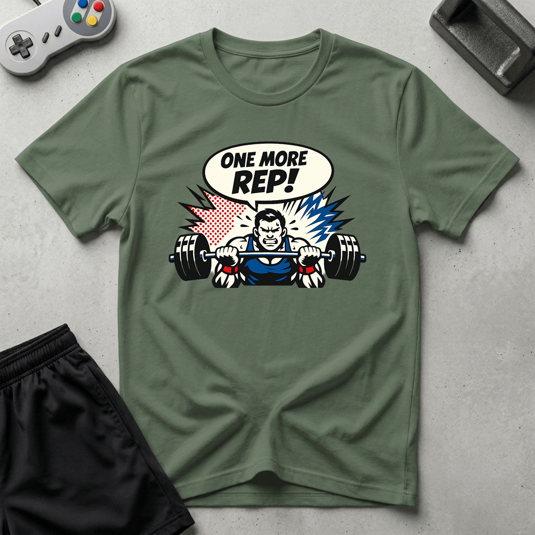 One More Rep T-Shirt - Military Green
