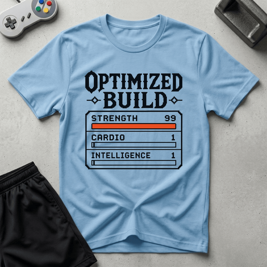 Optimized Build T-Shirt - Light Blue