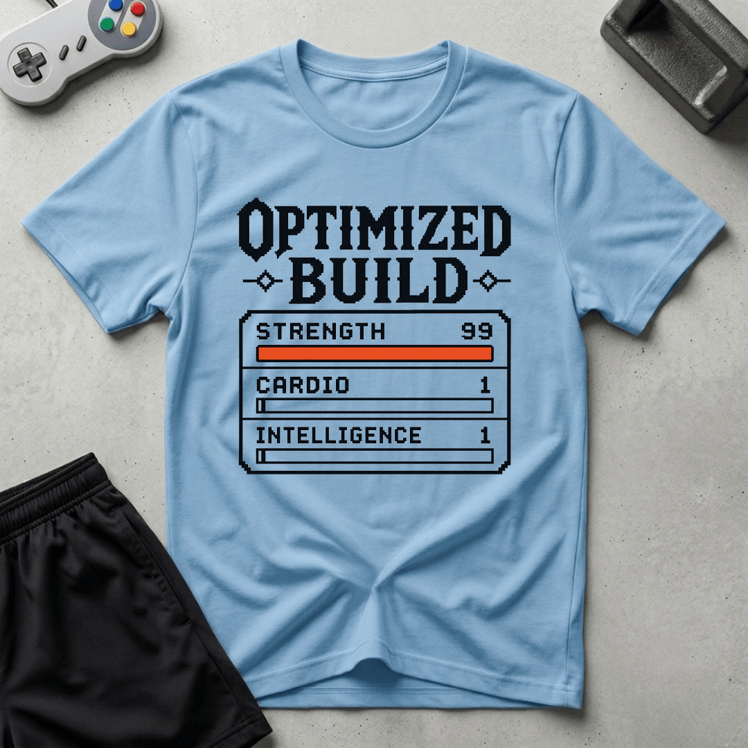 Optimized Build T-Shirt - Light Blue