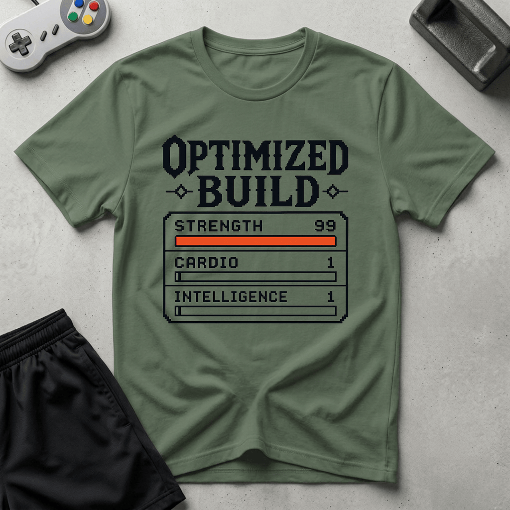 Optimized Build T-Shirt - Military Green