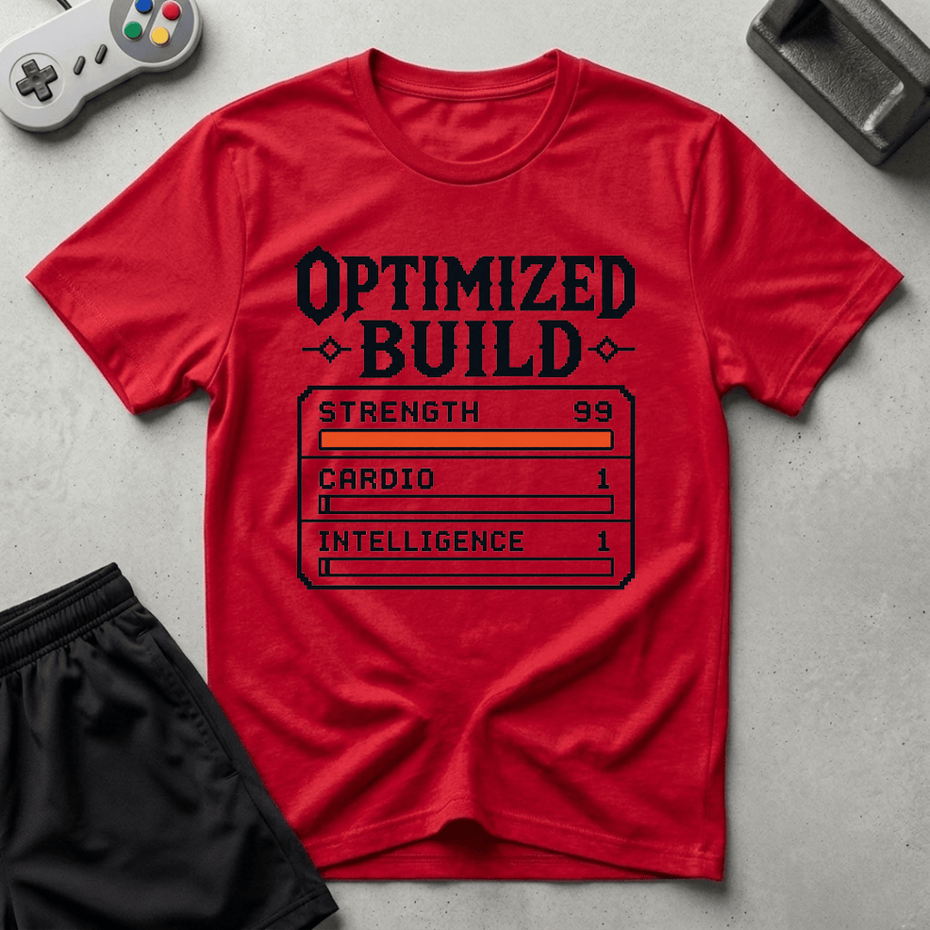 Optimized Build T-Shirt - Red