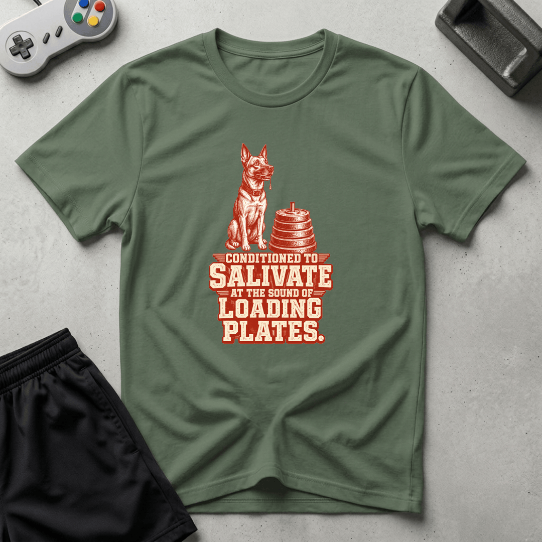 Pavlov Weight Plates T-Shirt - Military Green
