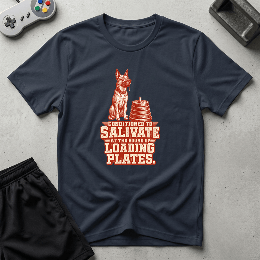Pavlov Weight Plates T-Shirt - Navy