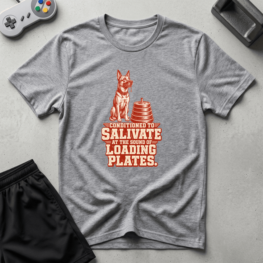 Pavlov Weight Plates T-Shirt - Sport Grey