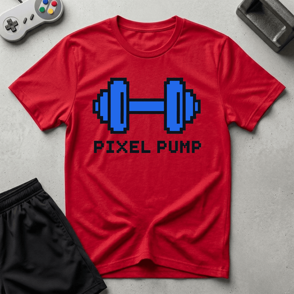 Pixel Pump T-Shirt - Red