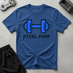 Pixel Pump T-Shirt - Royal