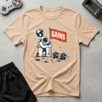 Planting Gains Flag T-Shirt - Natural
