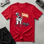 Planting Gains Flag T-Shirt - Red