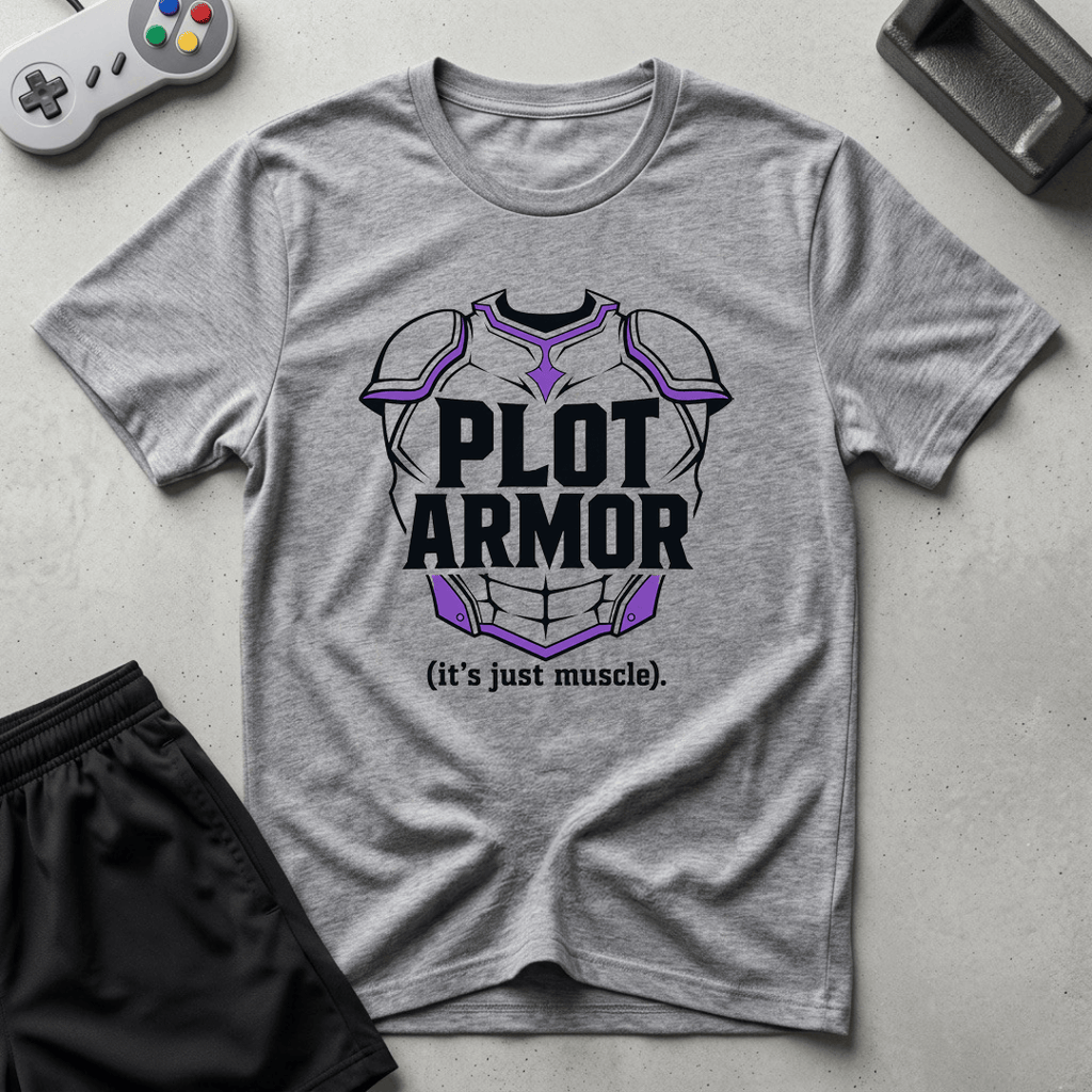 Plot Armor T-Shirt - Sport Grey
