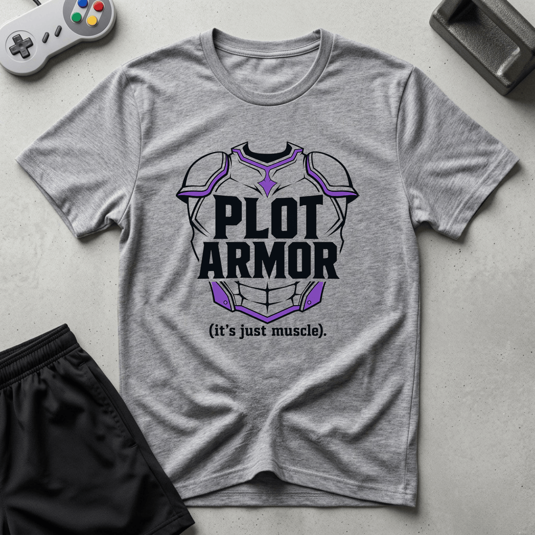 Plot Armor T-Shirt - Sport Grey