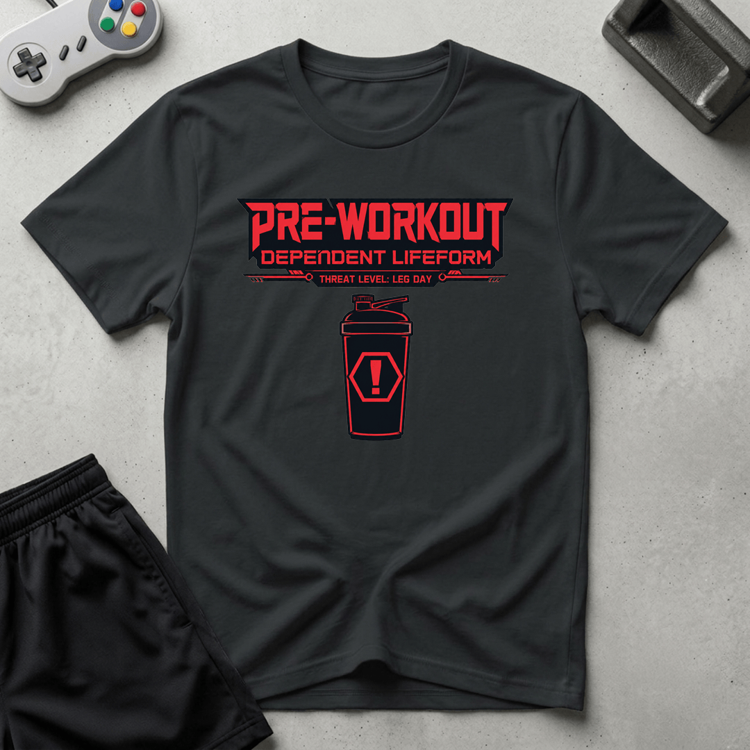 Pre-Workout Dependent Lifeform T-Shirt - Black