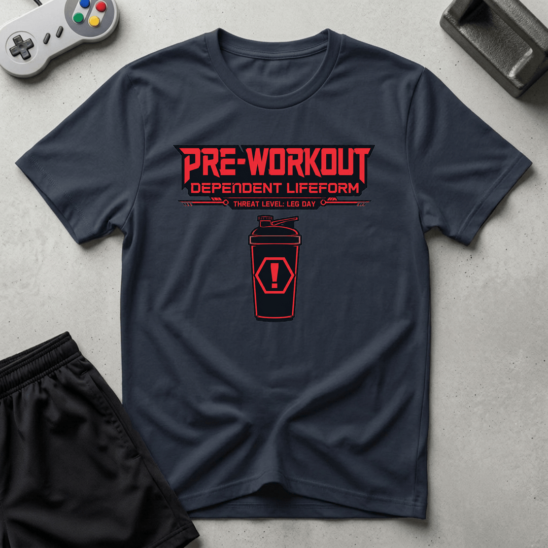 Pre-Workout Dependent Lifeform T-Shirt - Navy
