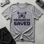 Progress Saved T-Shirt - Sport Grey