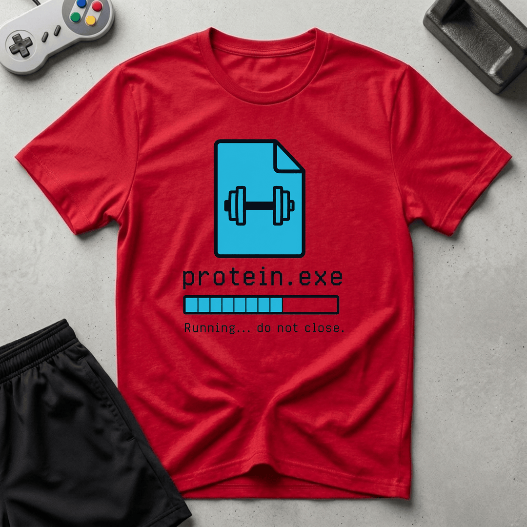 Protein.exe T-Shirt - Red