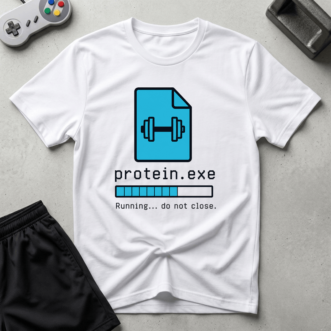 Protein.exe T-Shirt - White