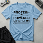 Protein-Powered Lifeform T-Shirt - Light Blue