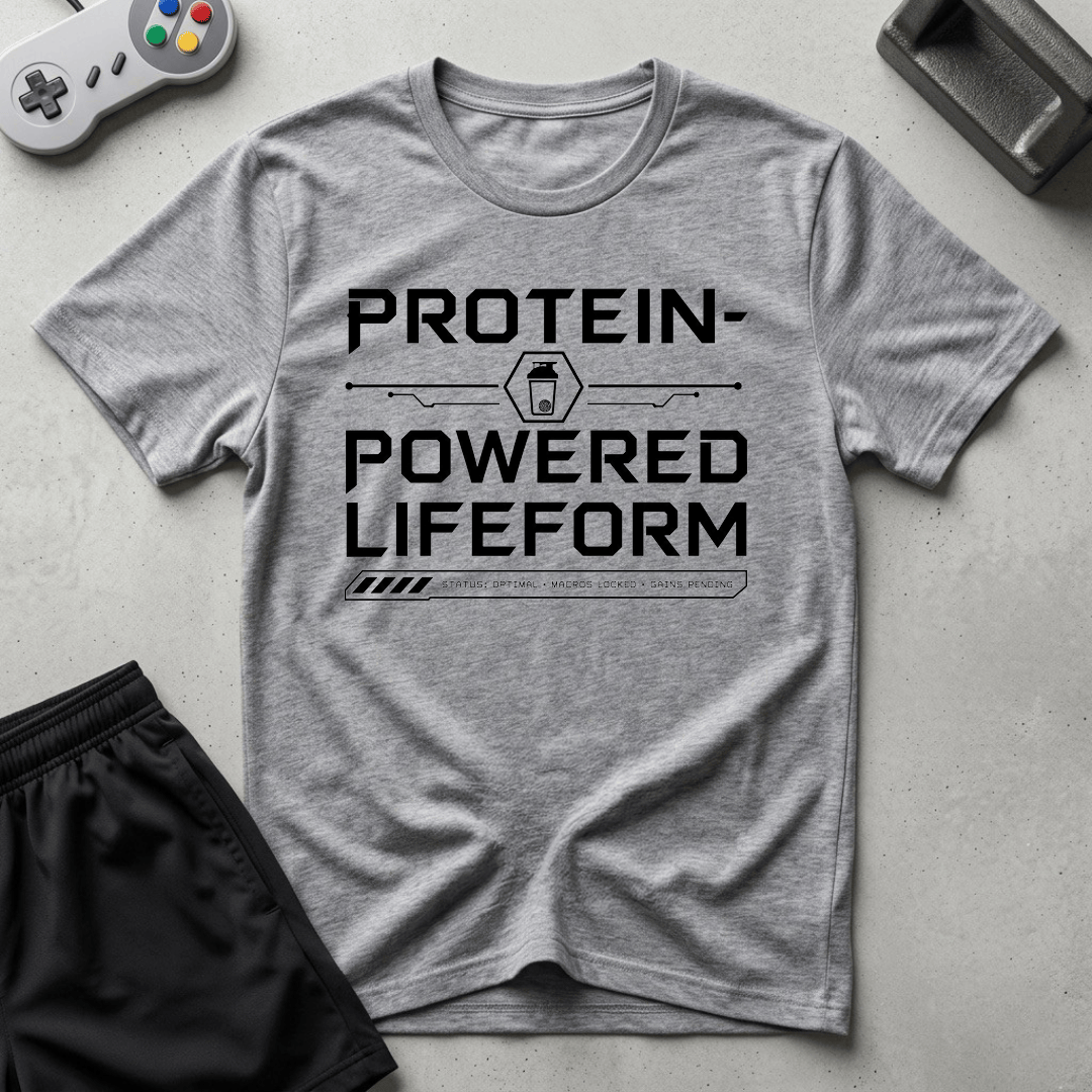 Protein-Powered Lifeform T-Shirt - Sport Grey