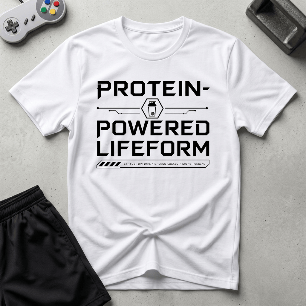 Protein-Powered Lifeform T-Shirt - White