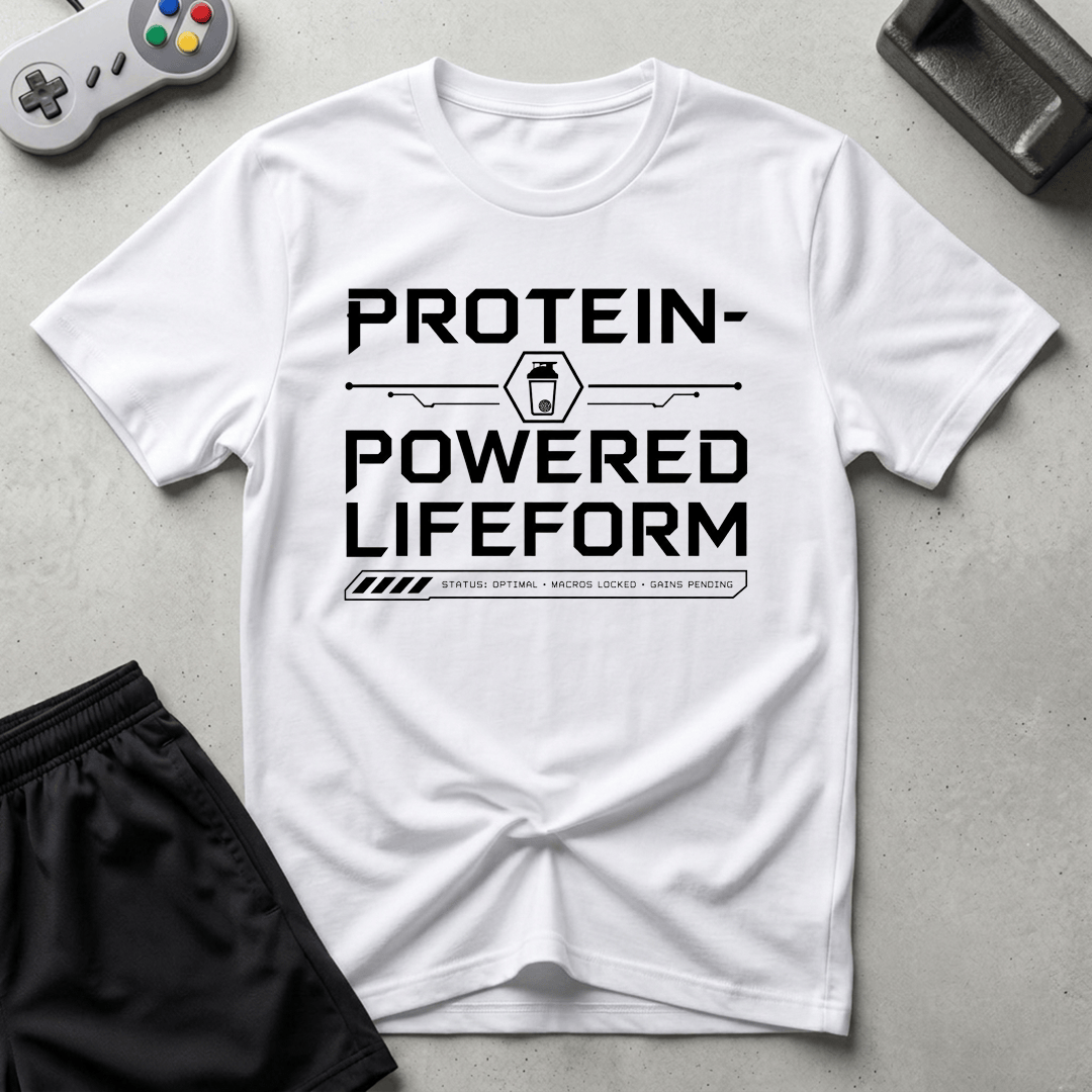 Protein-Powered Lifeform T-Shirt - White