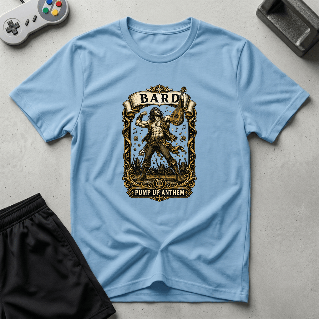 Pump Up Anthem T-Shirt - Light Blue