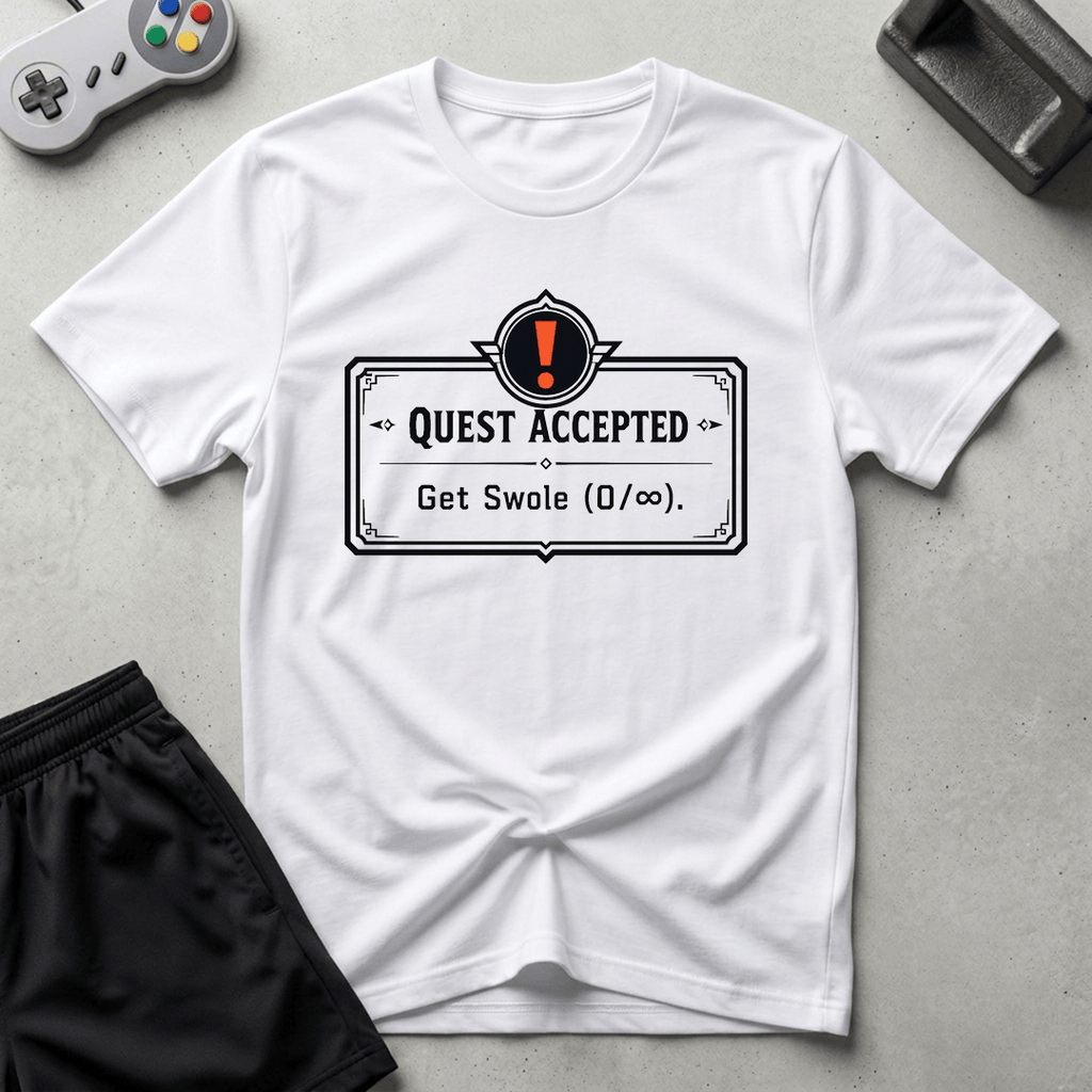 Quest Accepted T-Shirt - White