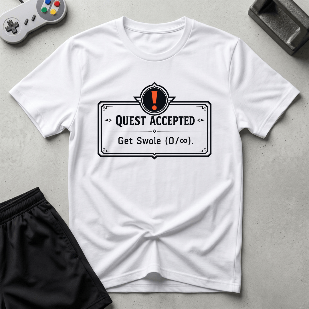 Quest Accepted T-Shirt - White