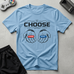 Red vs Blue Pill T-Shirt - Light Blue