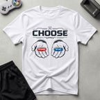 Red vs Blue Pill T-Shirt - White