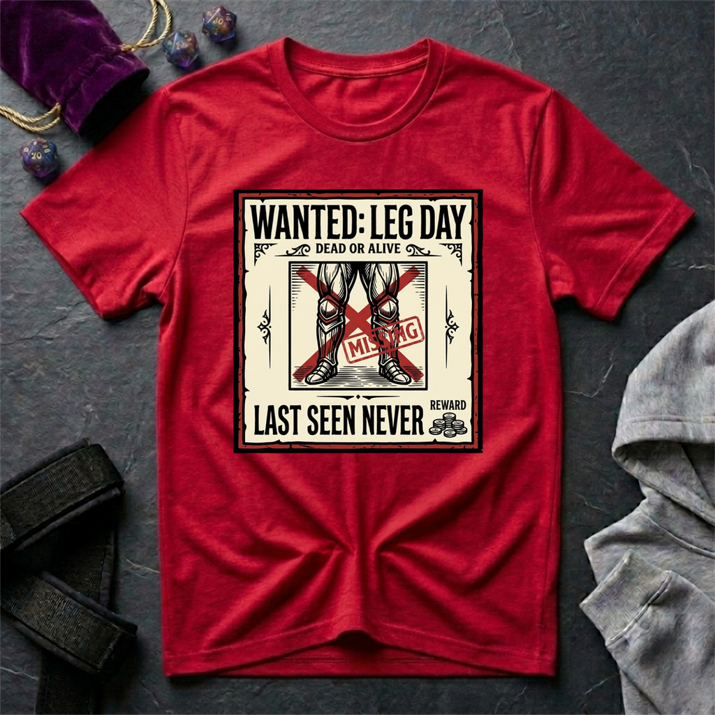 Wanted Leg Day T-Shirt