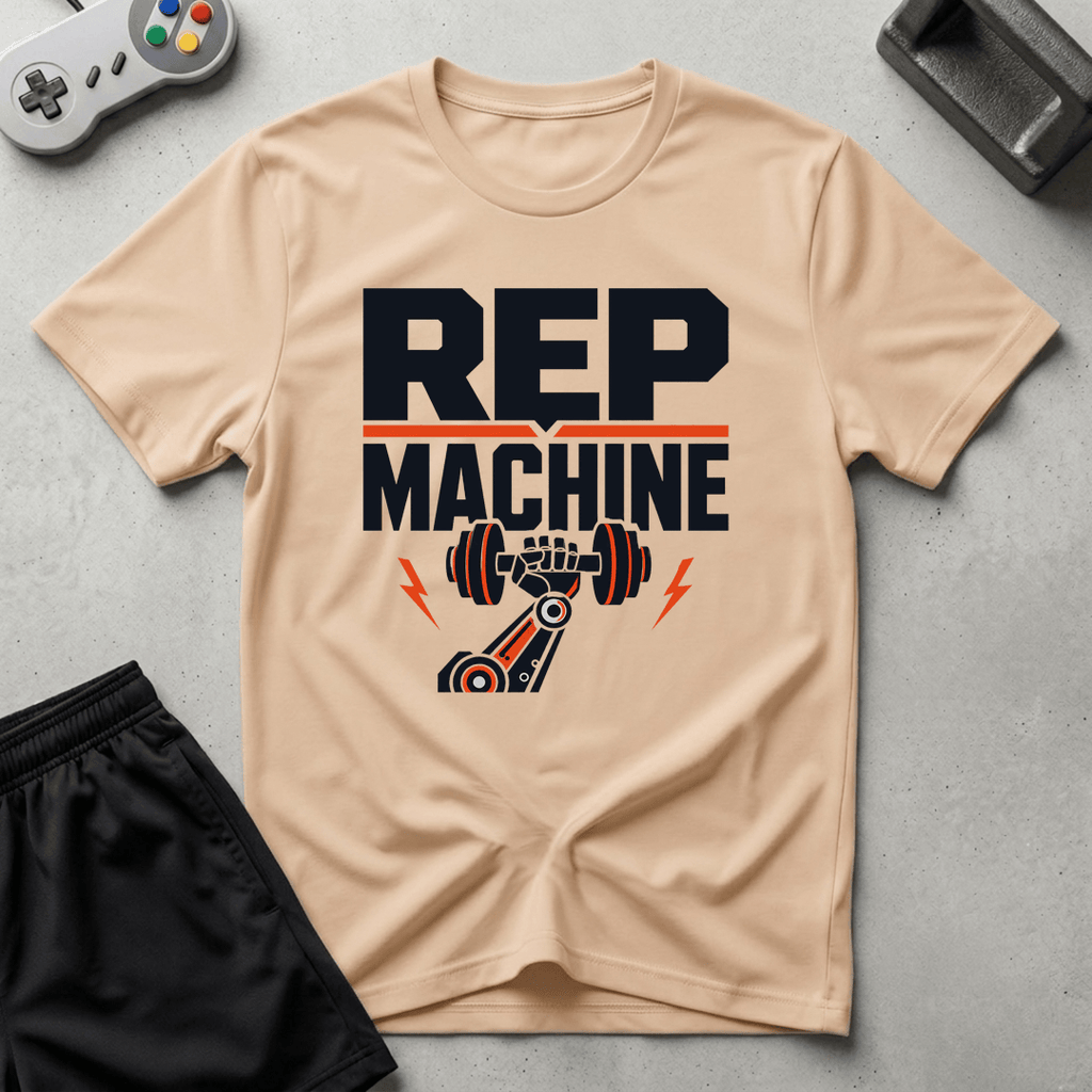 Rep Machine T-Shirt - Natural