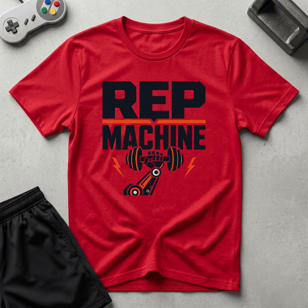 Rep Machine T-Shirt - Red