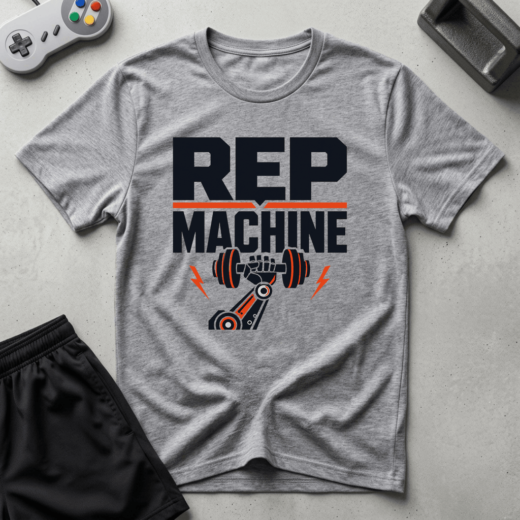 Rep Machine T-Shirt - Sport Grey