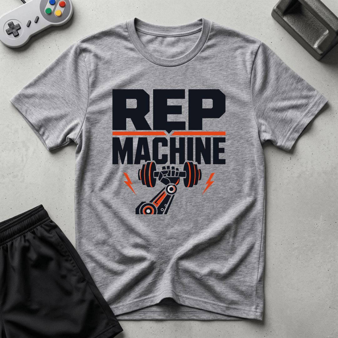 Rep Machine T-Shirt - Sport Grey