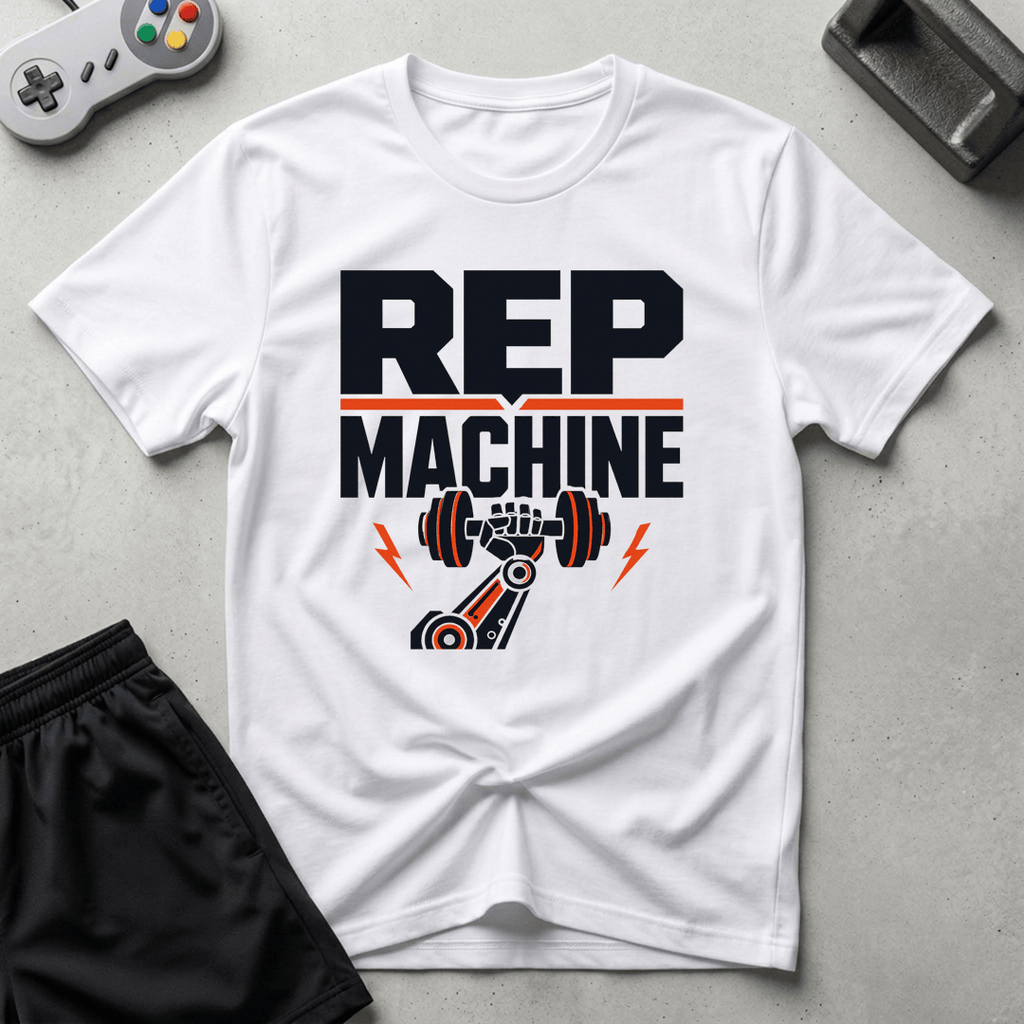 Rep Machine T-Shirt - White