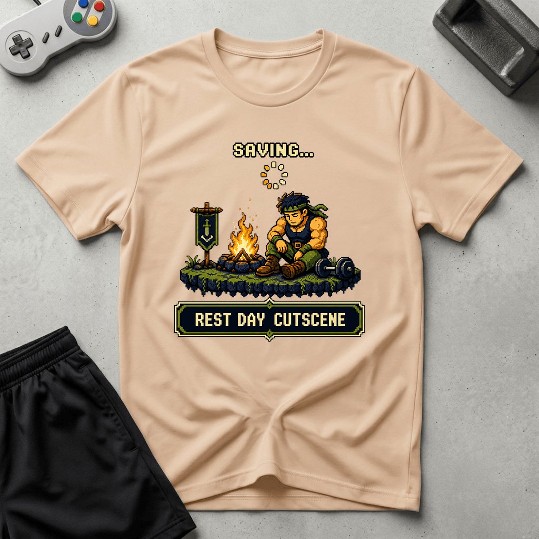Rest Day Cutscene T-Shirt - Natural