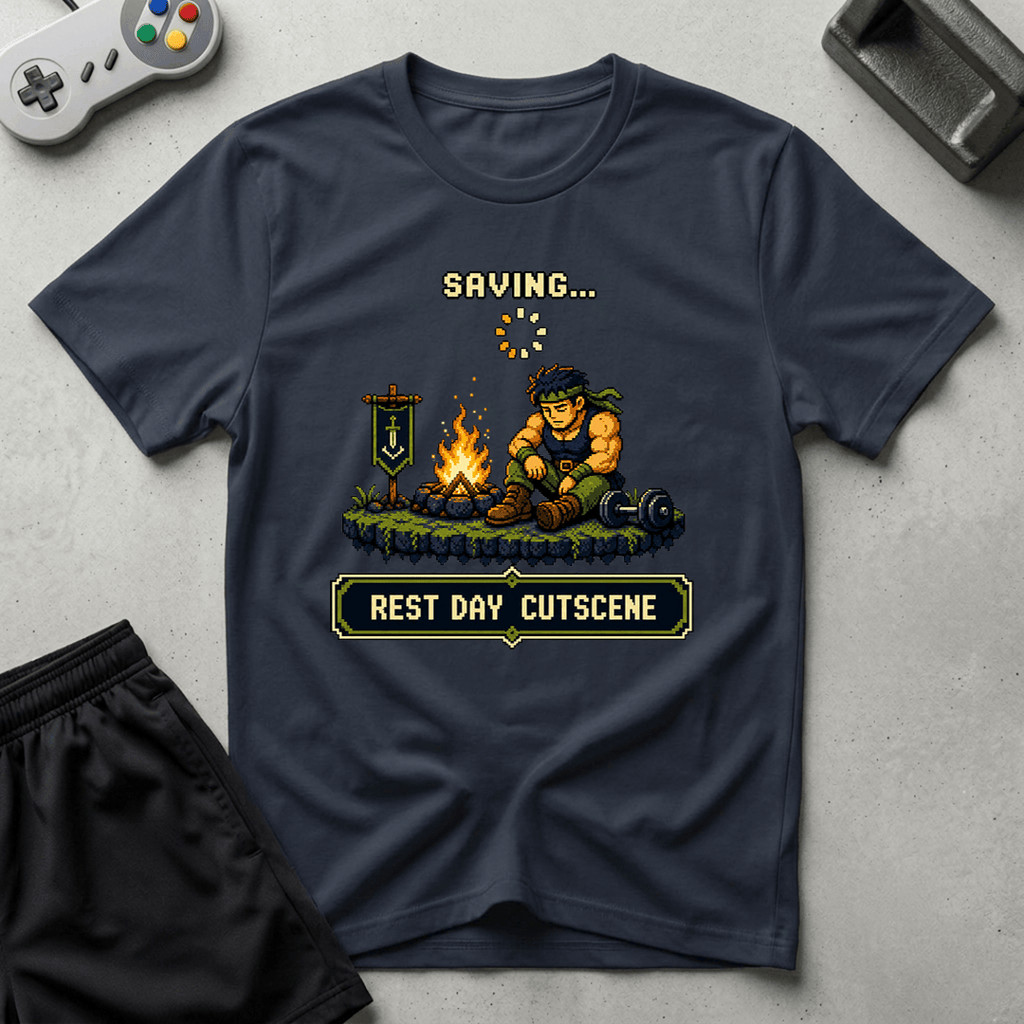 Rest Day Cutscene T-Shirt - Navy