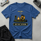 Rest Day Cutscene T-Shirt - Royal