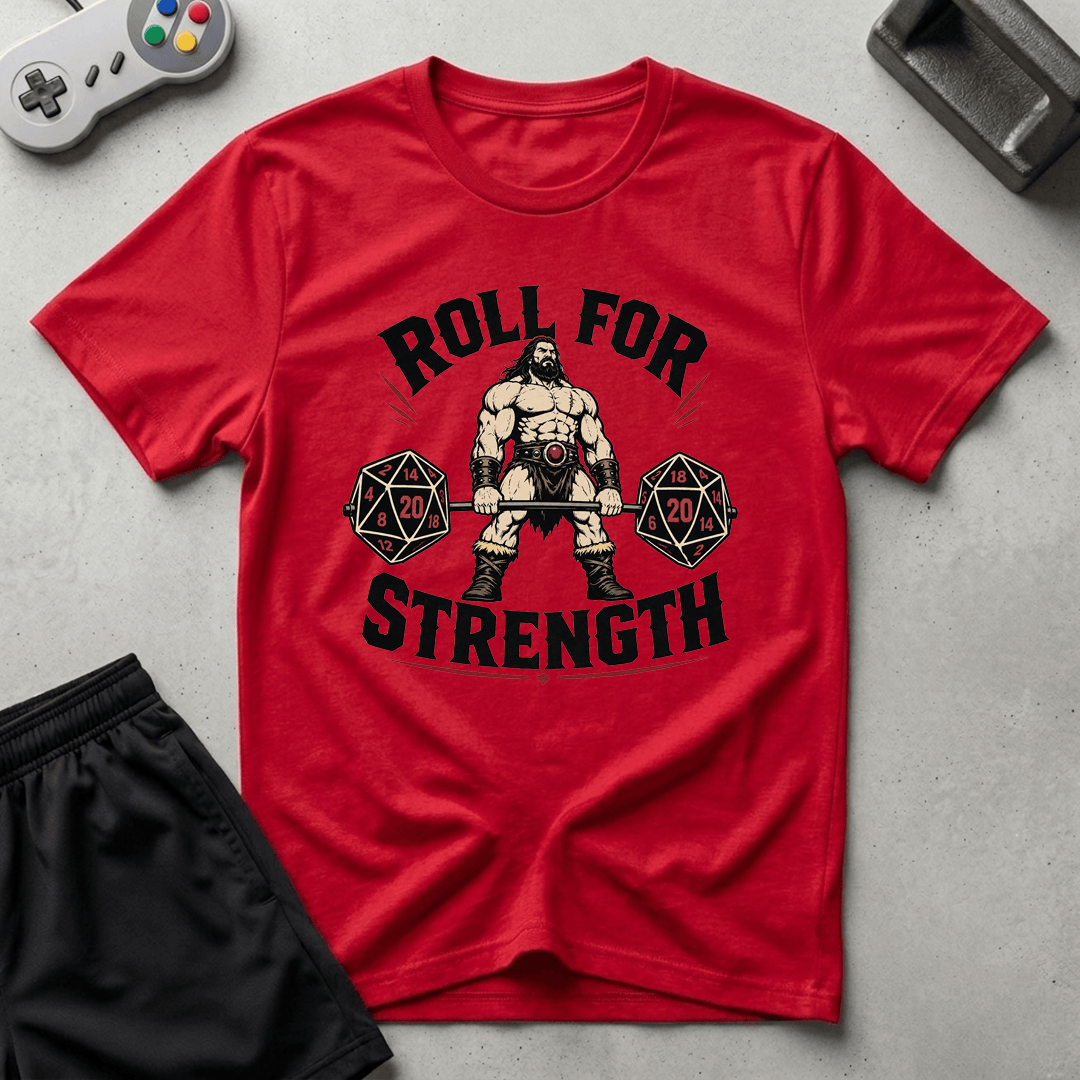 Roll For Strength T-Shirt - Red