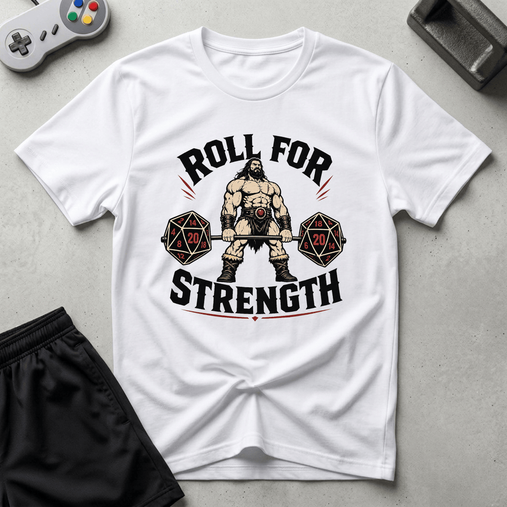 Roll For Strength T-Shirt - White