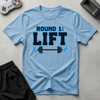 Round 1 Lift T-Shirt - Light Blue