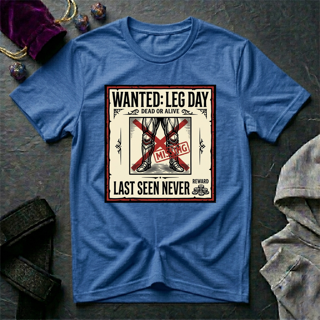 Wanted Leg Day T-Shirt