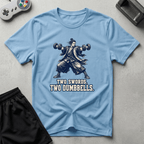 Samurai Strength T-Shirt - Light Blue
