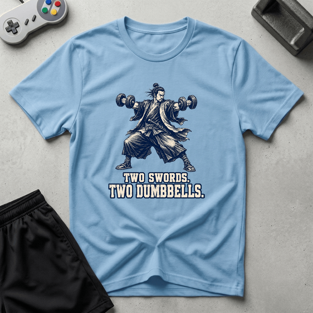 Samurai Strength T-Shirt - Light Blue