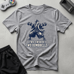 Samurai Strength T-Shirt - Sport Grey