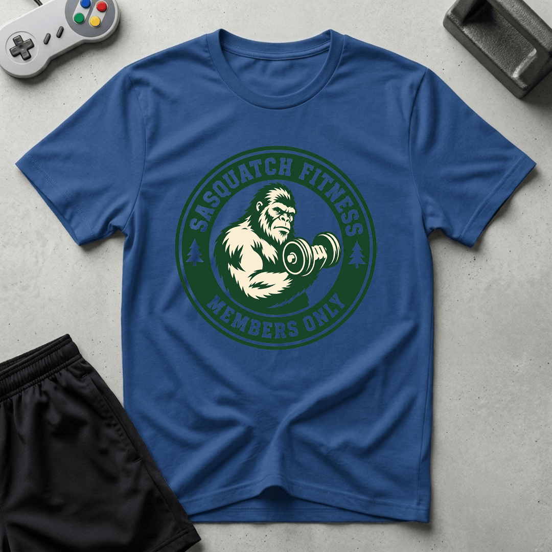 Sasquatch Fitness T-Shirt - Royal