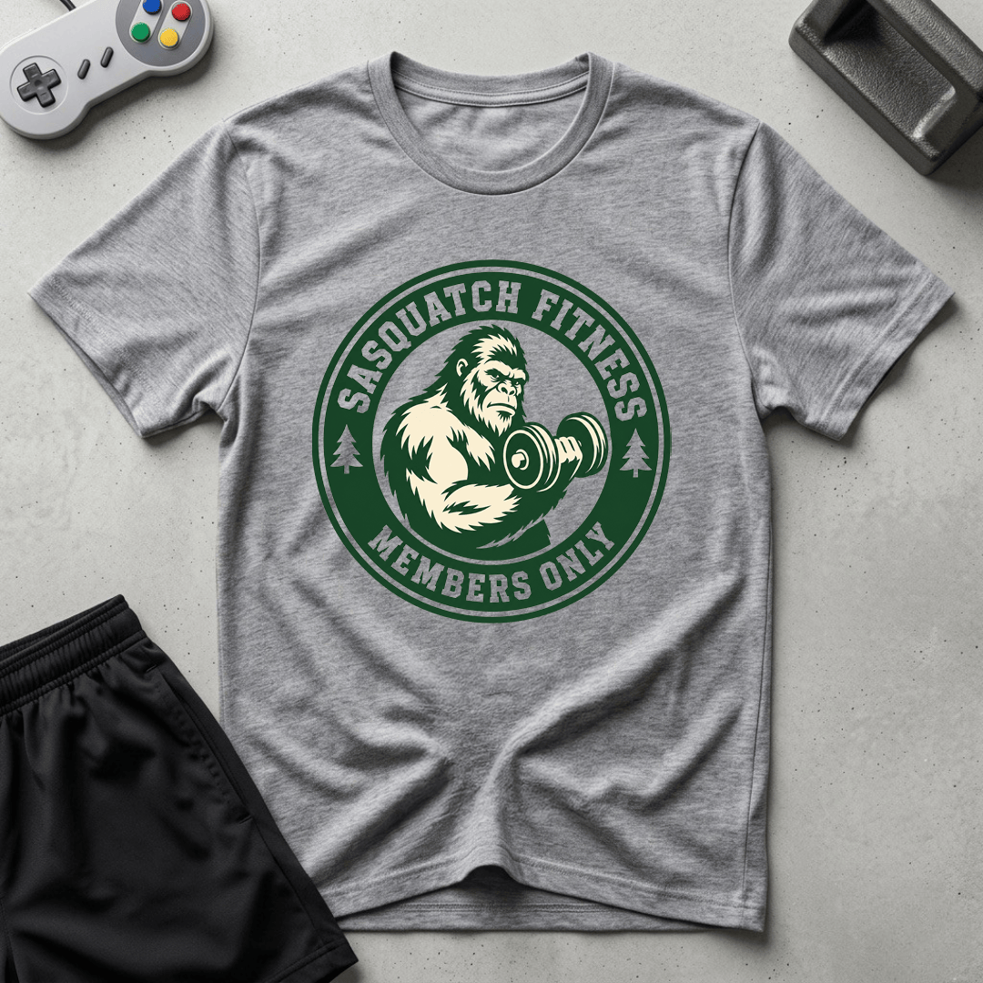 Sasquatch Fitness T-Shirt - Sport Grey