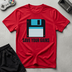 Save Your Gains T-Shirt - Red